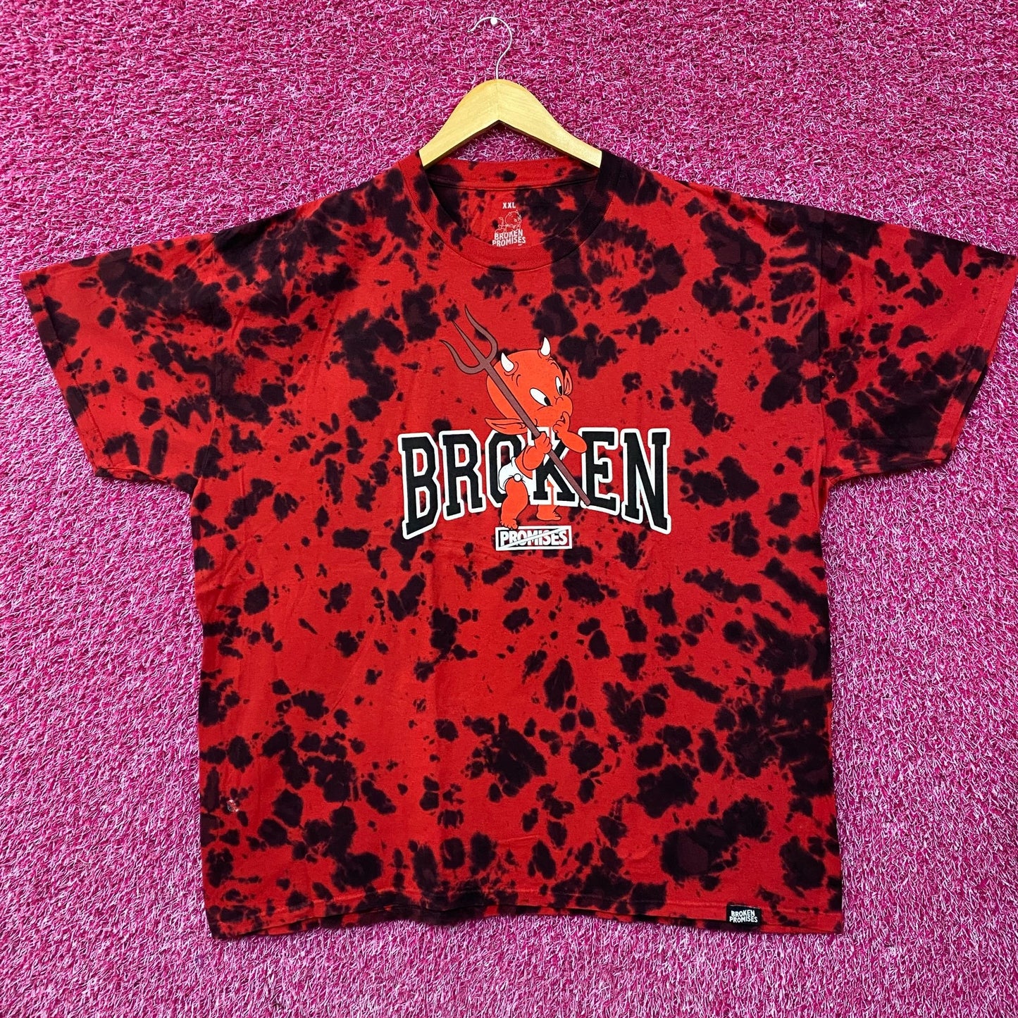 Broken Promises x Hot Stuff Little Devil Tie-Dye T-Shirt 2XL