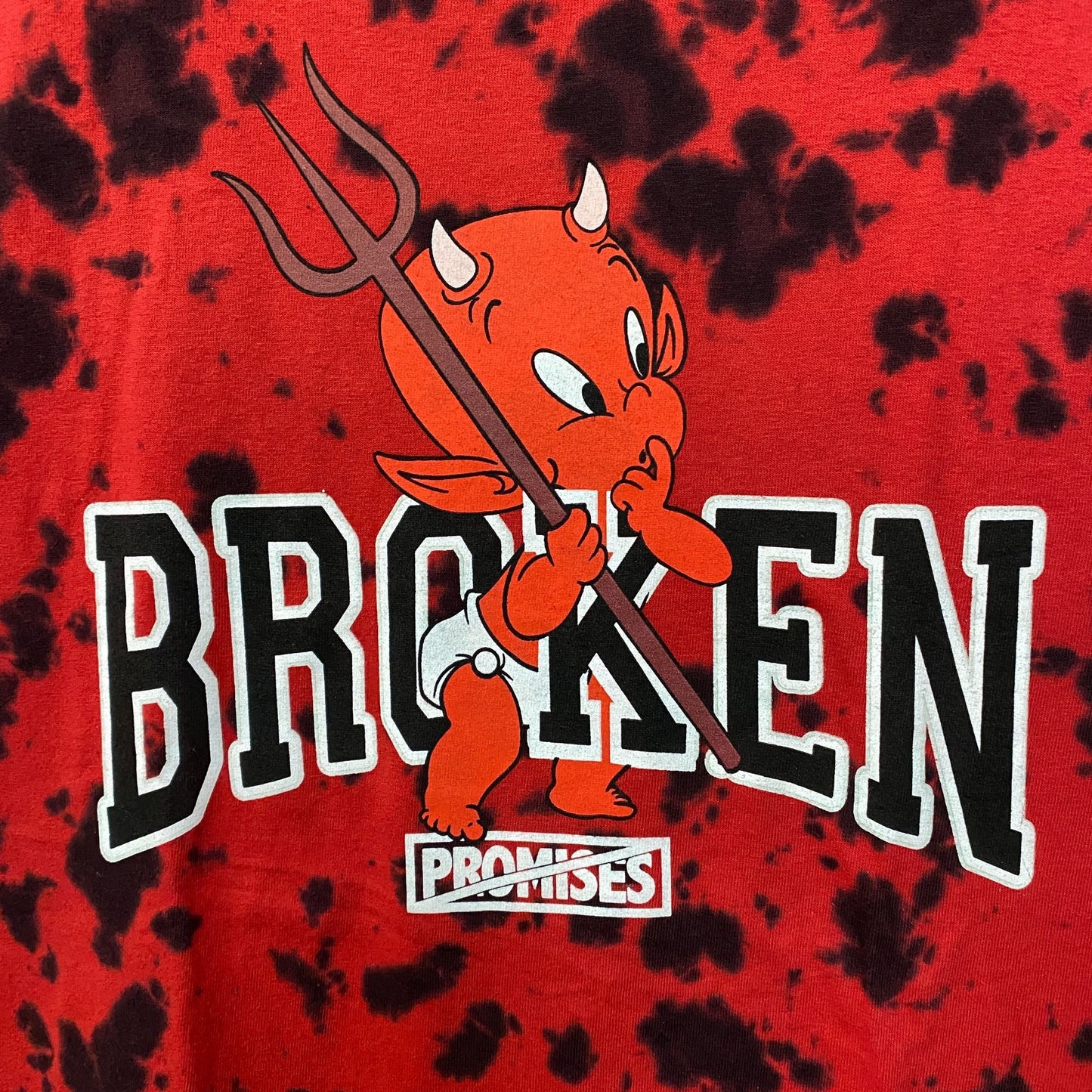 Broken Promises x Hot Stuff Little Devil Tie-Dye T-Shirt 2XL