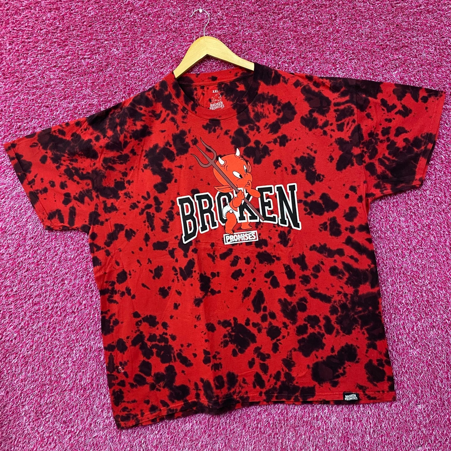 Broken Promises x Hot Stuff Little Devil Tie-Dye T-Shirt 2XL