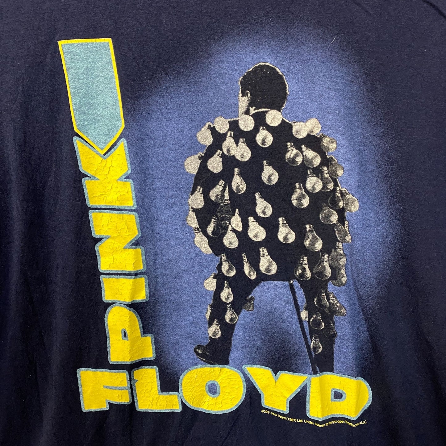 Pink Floyd 1989 World European Lightbulb Tour T-shirt XL