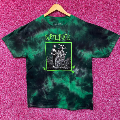 Beetlejuice Tombstone Tie-Dye Movie T-Shirt Medium