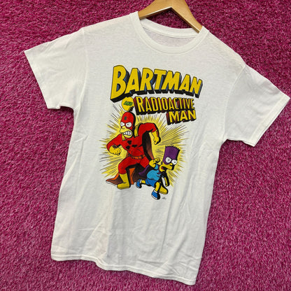 Bartman & Radioactive Man Comic Superhero The Simpsons Tee S