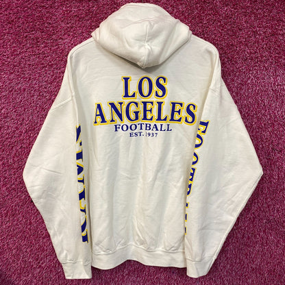 Junk Food Clothing Los Angeles Rams Hoodie size Large