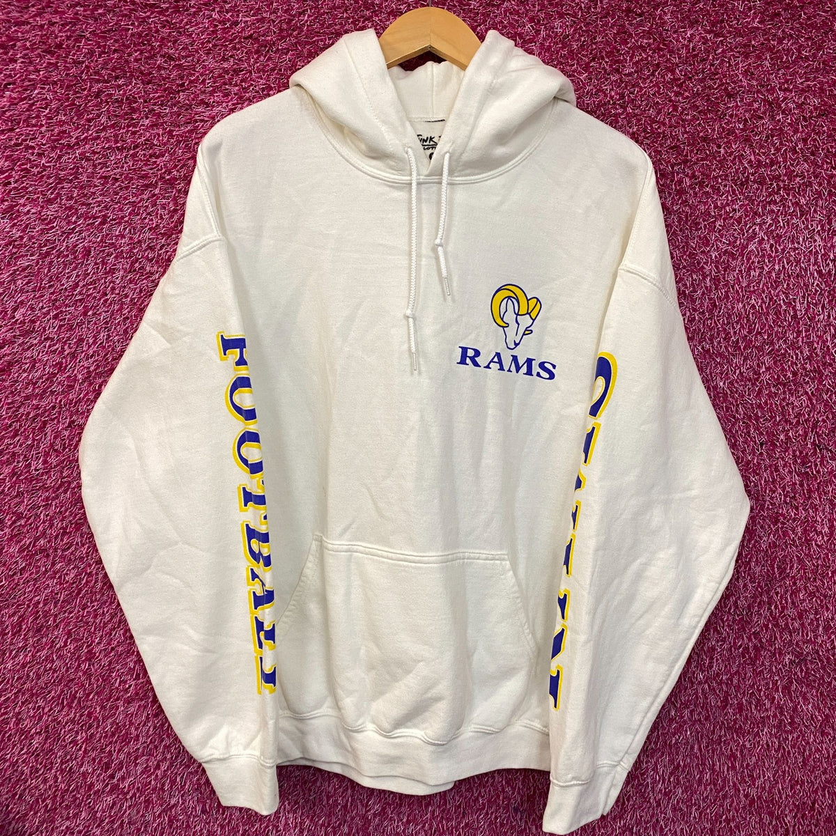 Junk Food Clothing Los Angeles Rams Hoodie size Large