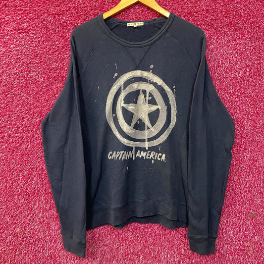 Marvel Captain America Crewneck Sweatshirt Medium