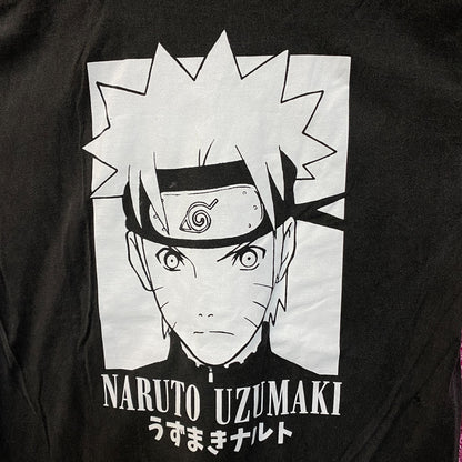 Naruto Shippuden Anime Mineral Wash T-shirt size Large