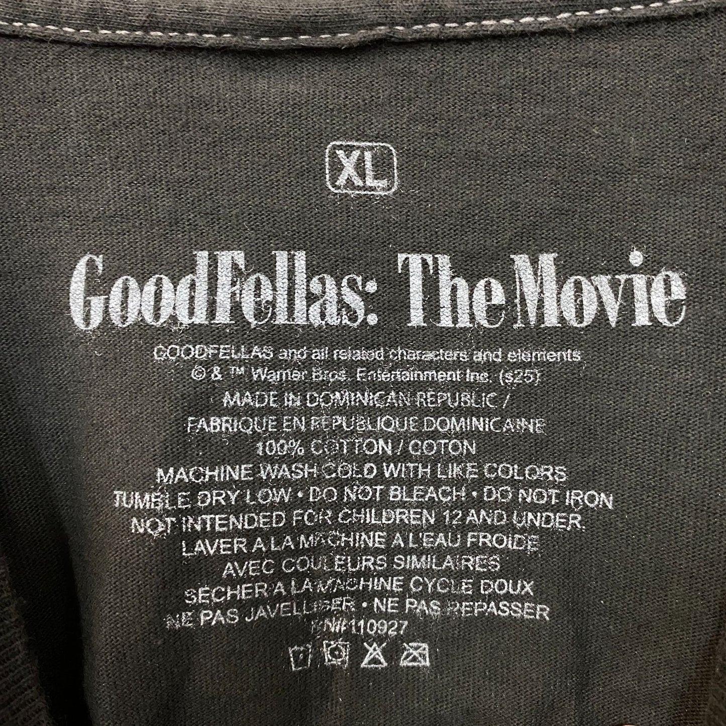 The Goodfellas : The Movie Three Decades of Life in the Mafia T-Shirt XL