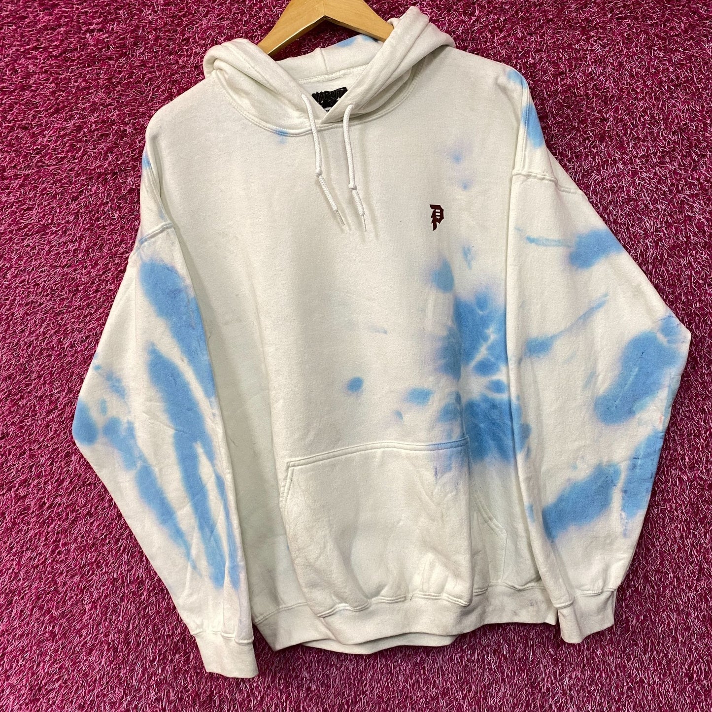 Naruto Primitive Gaara Tiedye Hoodie Size Large