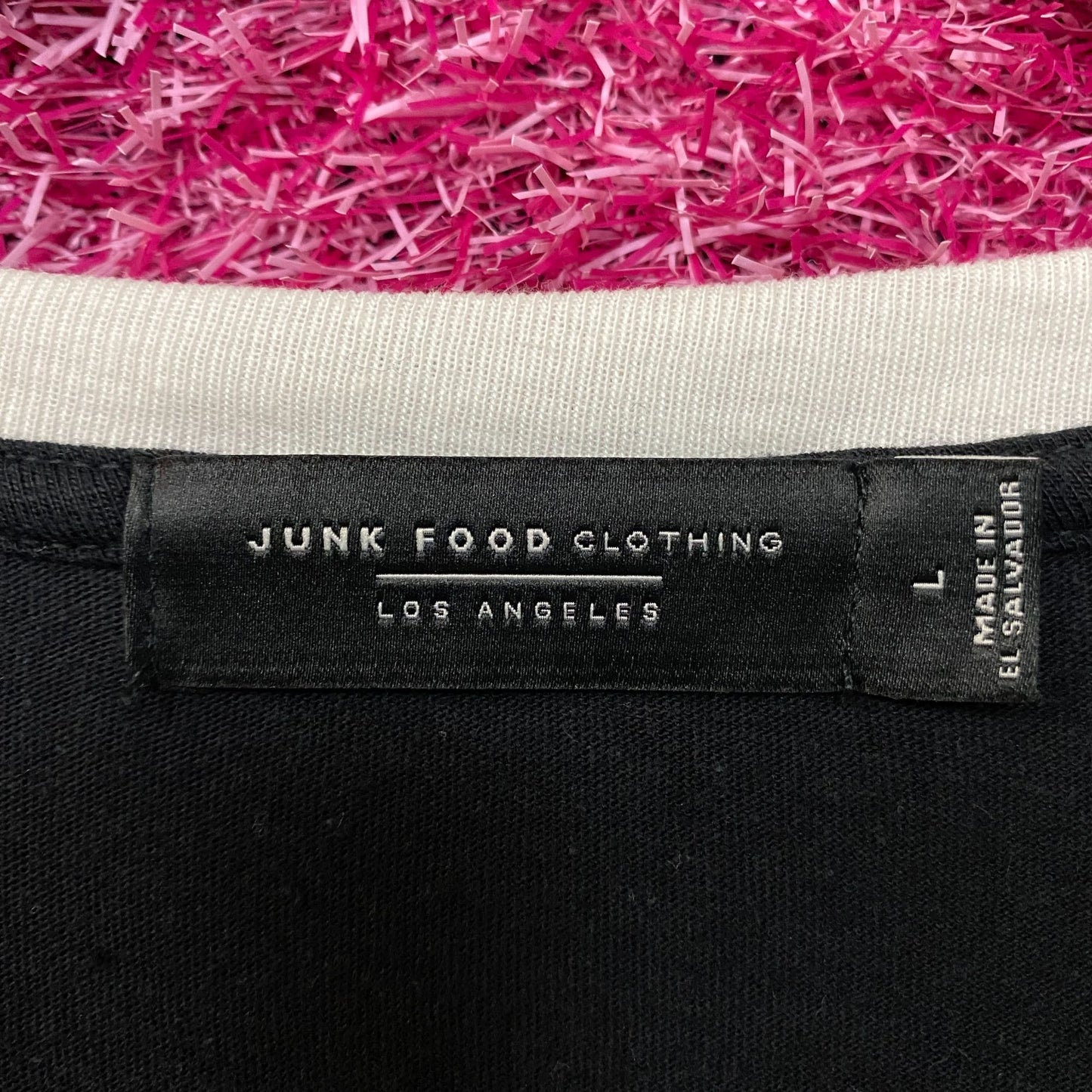 Junk Food Utah Basketball Graphic Raglan-Style Long-Sleeve Shirt Large