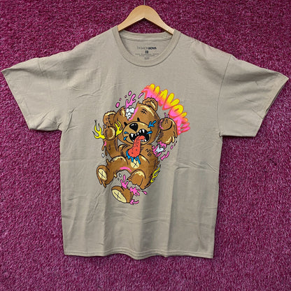 Fashion Nova Wreaking Havok Teddy Bear Graphic T-Shirt Large