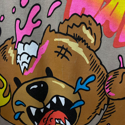 Fashion Nova Wreaking Havok Teddy Bear Graphic T-Shirt Large