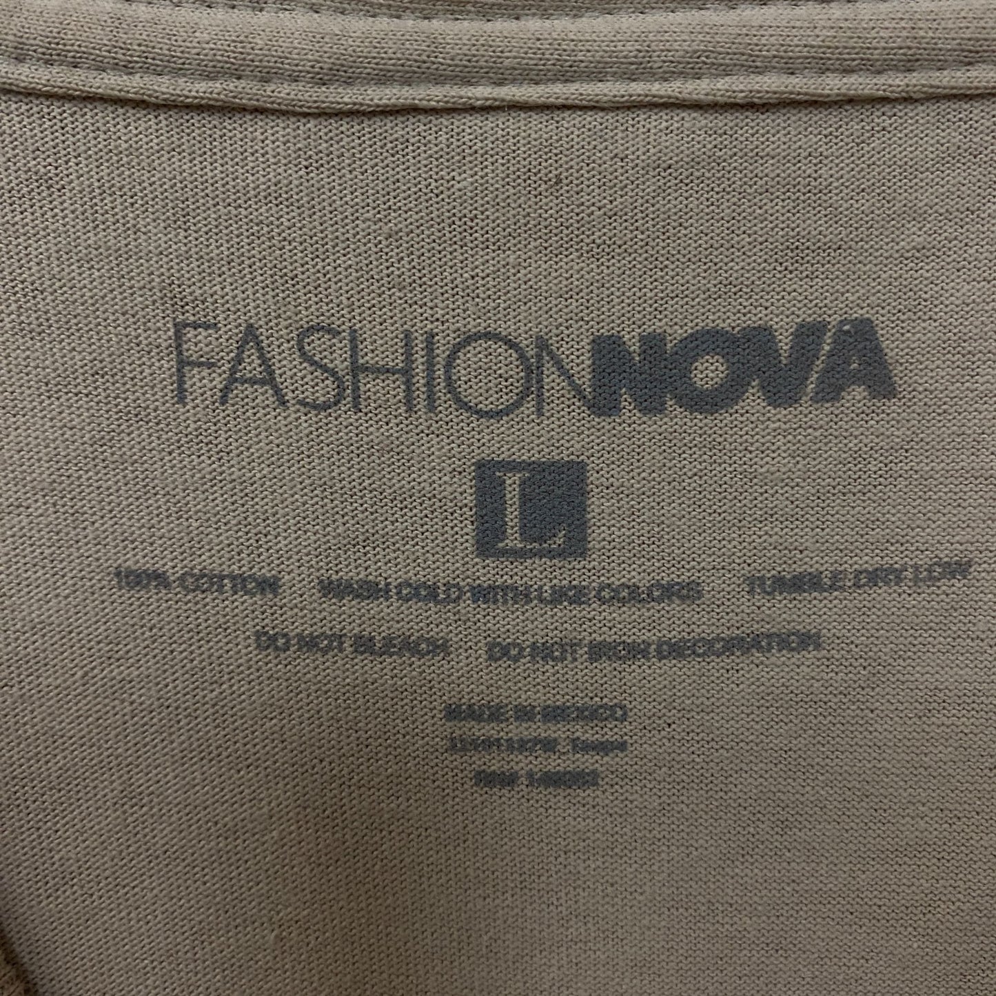 Fashion Nova Wreaking Havok Teddy Bear Graphic T-Shirt Large