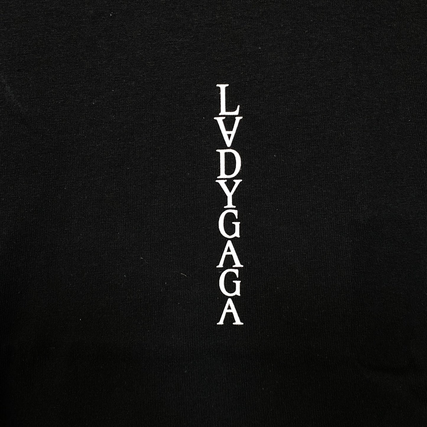 Lady Gaga Black & White Portrait Graphic T-Shirt Small