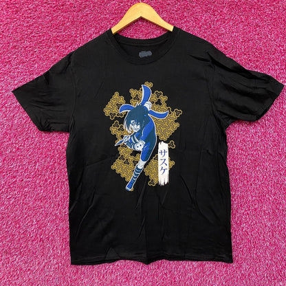 Naruto Sasuke Uchiha Graphic Design Anime T-Shirt Large