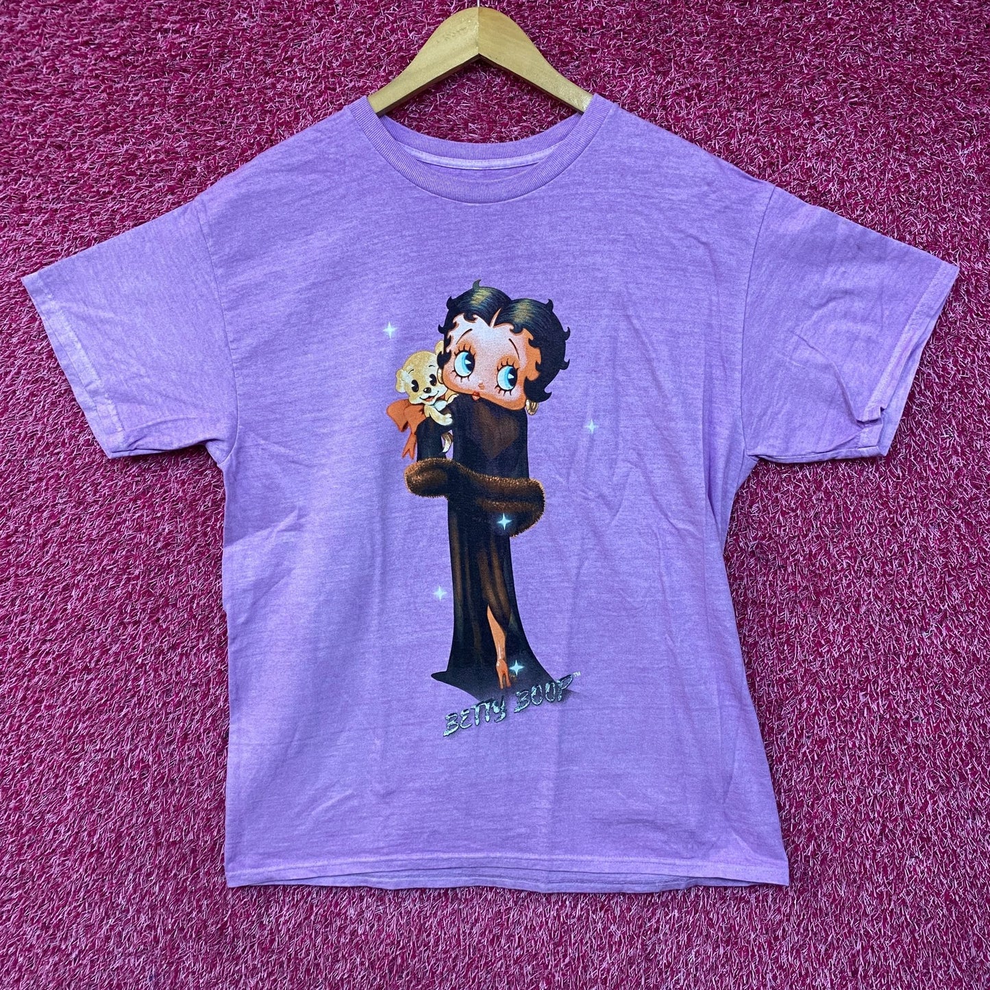 Betty Boop and Pudgy Vintage Style T-Shirt Medium