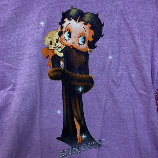 Betty Boop and Pudgy Vintage Style T-Shirt Medium