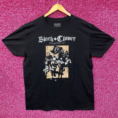 Black Clover Anime Manga Graphic Design T-Shirt XL
