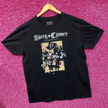 Black Clover Anime Manga Graphic Design T-Shirt XL