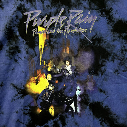 Prince and the Revolution Purple Rain Soul Rock Tie Dye L