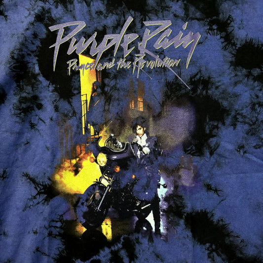 Prince and the Revolution Purple Rain Soul Rock Tie Dye L
