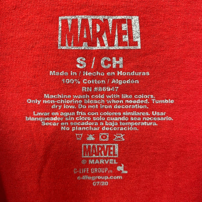 Marvel Spider-Man Amazing Face Mask T-Shirt Small