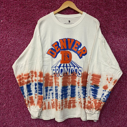 NFL AFC West Denver Broncos Tie-Dye long Sleeve Shirt 2XL