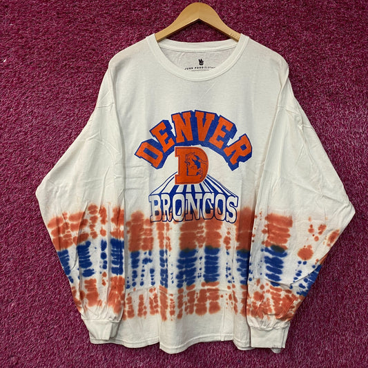 NFL AFC West Denver Broncos Tie-Dye long Sleeve Shirt 2XL