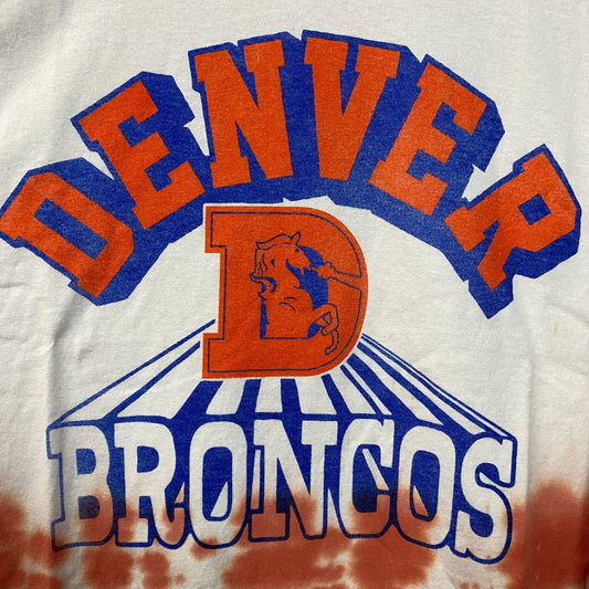 NFL AFC West Denver Broncos Tie-Dye long Sleeve Shirt 2XL