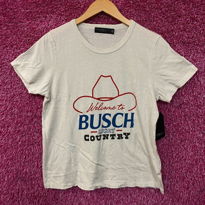 Welcome To Busch Light Country Vintage Style Women's T-Shirt 2XL