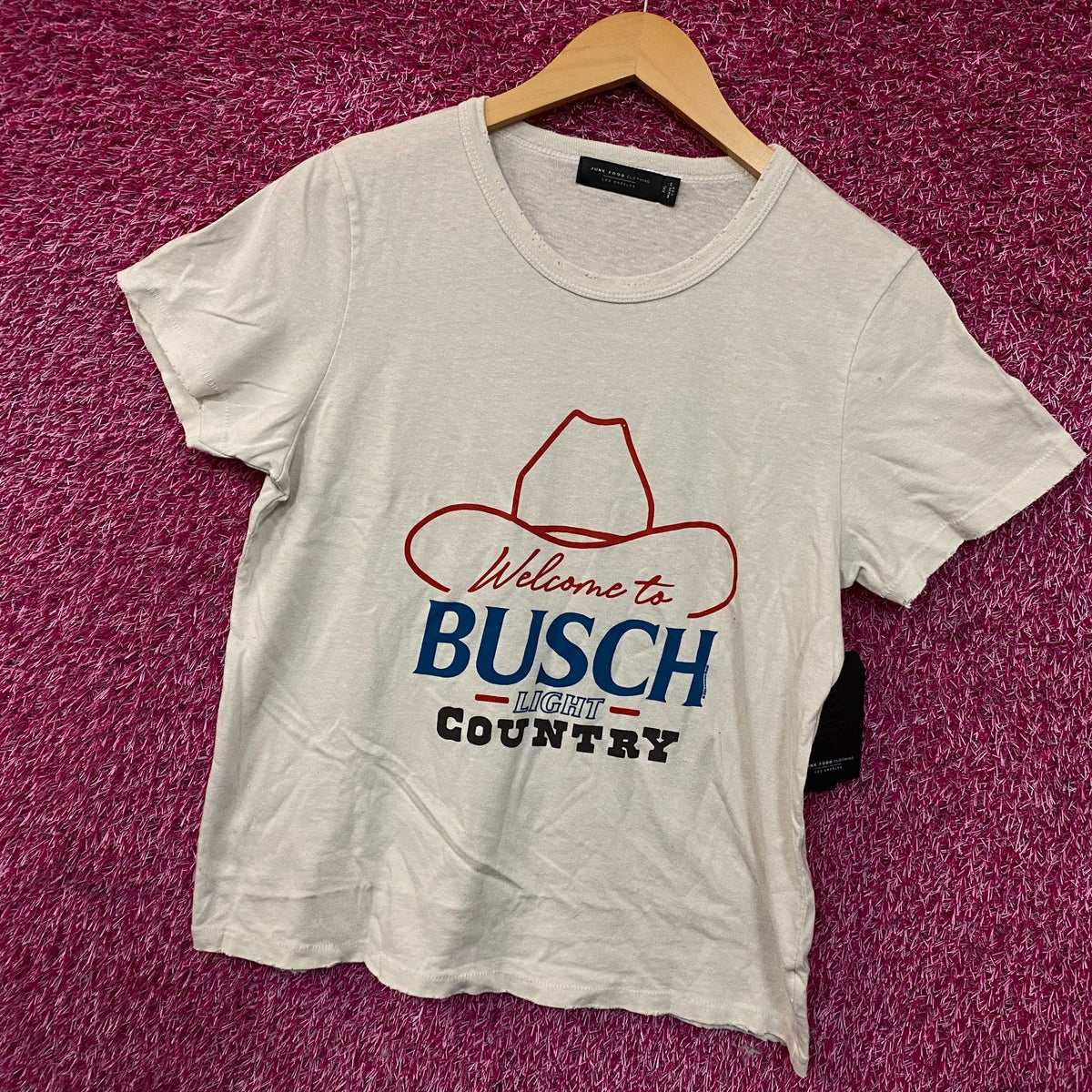 Welcome To Busch Light Country Vintage Style Women's T-Shirt 2XL