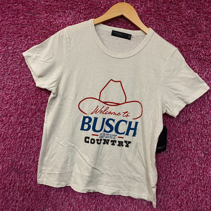 Welcome To Busch Light Country Vintage Style Women's T-Shirt 2XL
