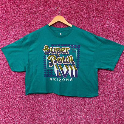 Super Bowl LVII Arizona Battle in the Desert Crop Shirt XL