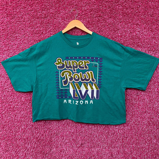 Super Bowl LVII Arizona Battle in the Desert Crop Shirt XL