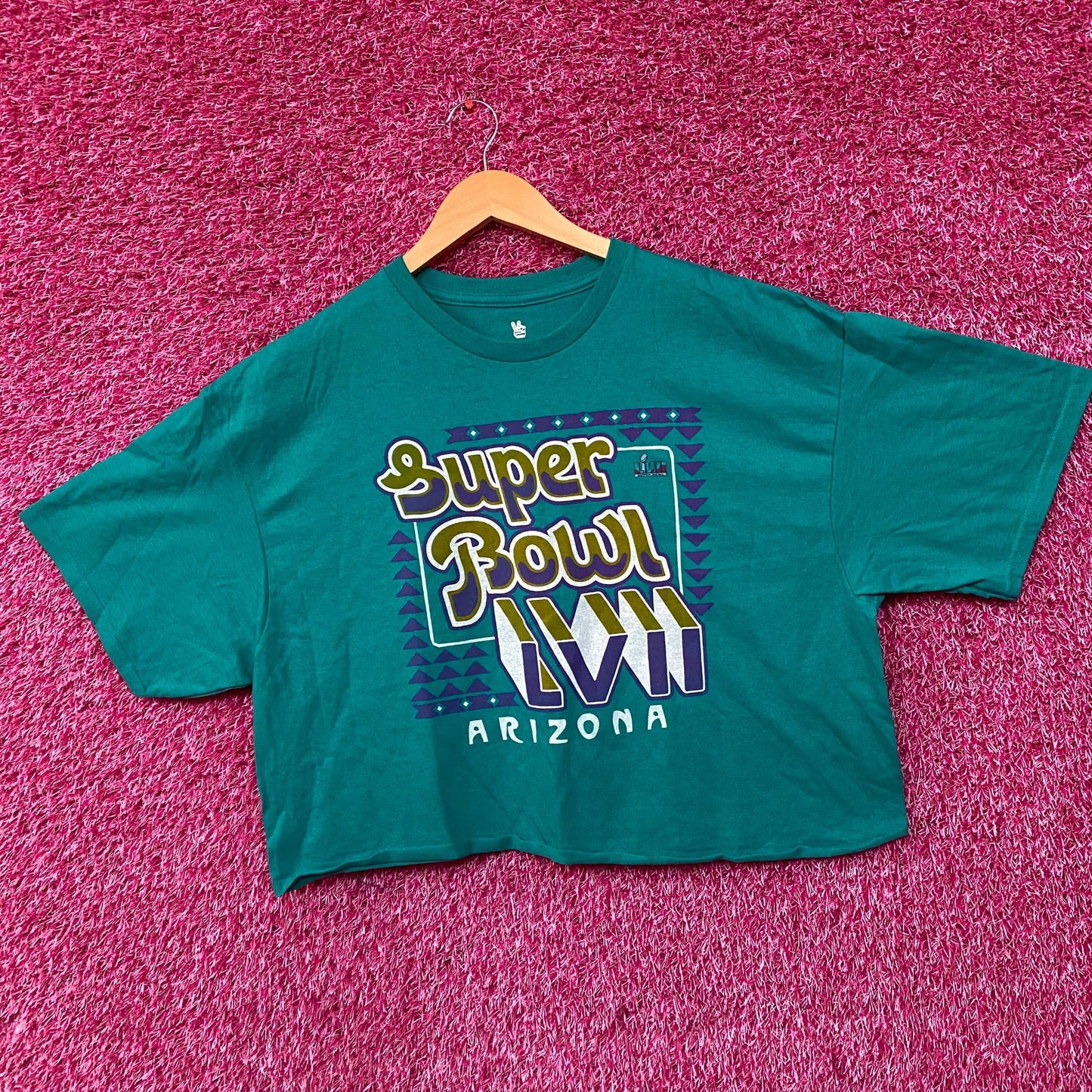 Super Bowl LVII Arizona Battle in the Desert Crop Shirt XL