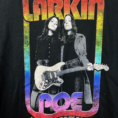 Larkin Poe Blood Harmony Tour T-Shirt Medium