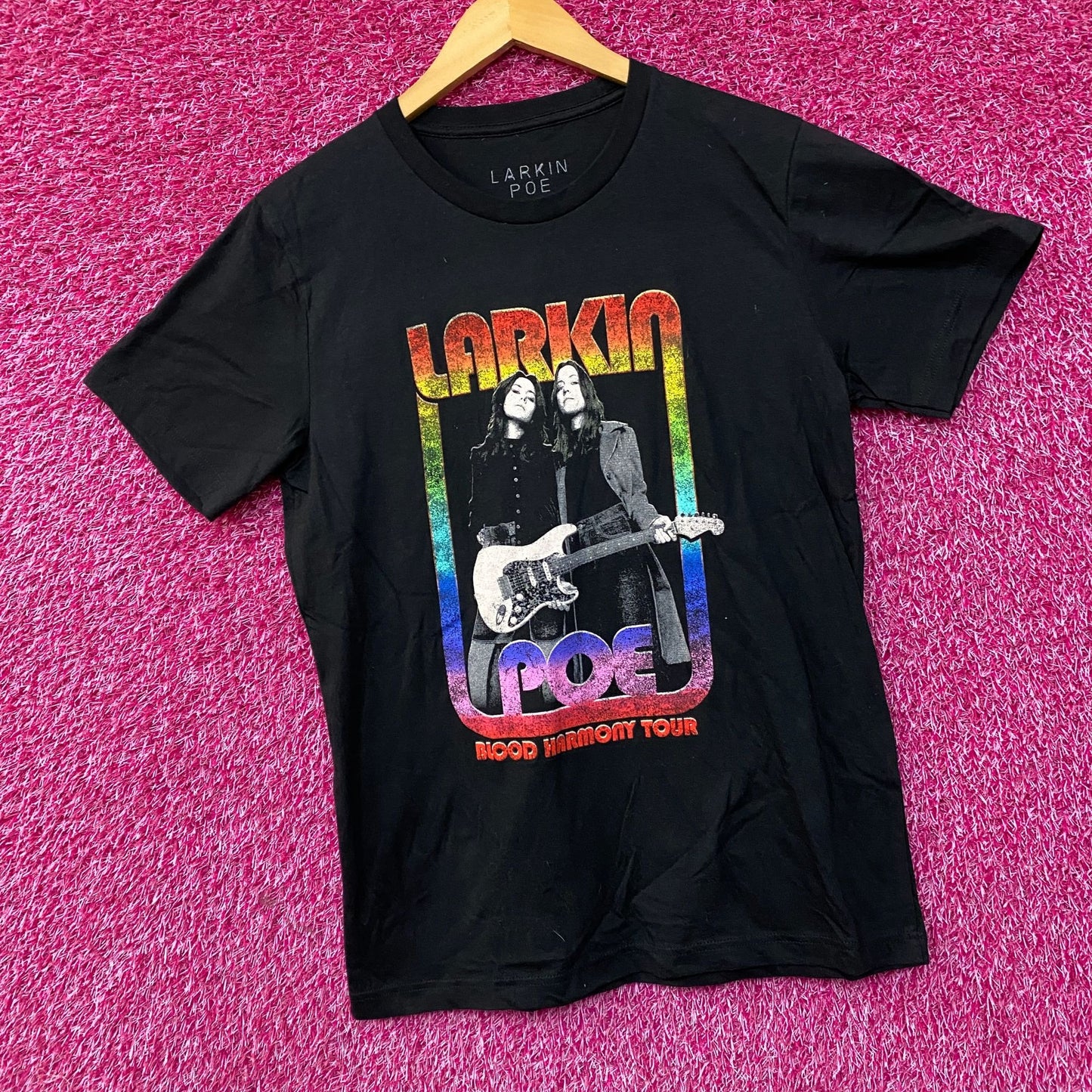 Larkin Poe Blood Harmony Tour T-Shirt Medium