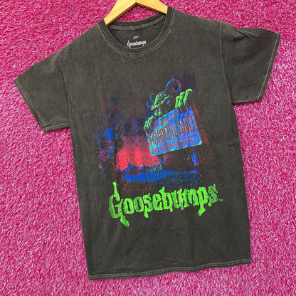 Goosebumps Welcome to Horrorland Graphic Design T-shirt Small
