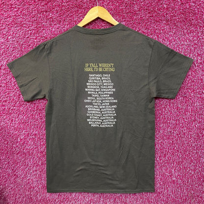 Post Malone Austin If Y'all Weren't Here, I'd Be Crying 2023 Tour Graphic T-shirt Medium
