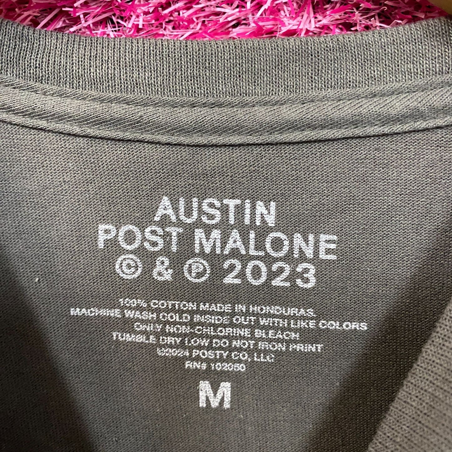 Post Malone Austin If Y'all Weren't Here, I'd Be Crying 2023 Tour Graphic T-shirt Medium