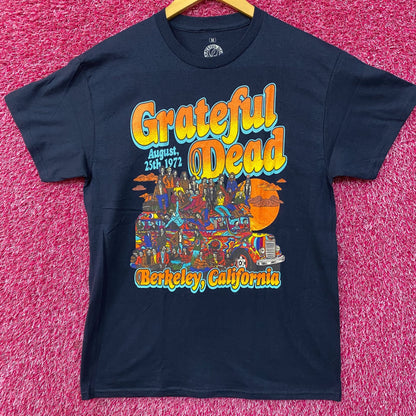 Grateful Dead Berkley California Concert T-Shirt Medium