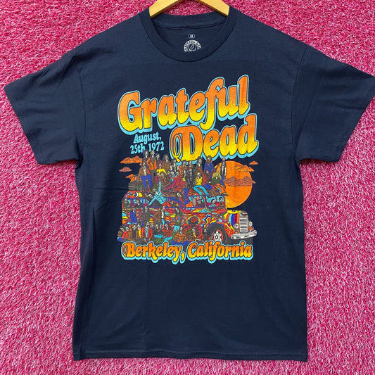 Grateful Dead Berkley California Concert T-Shirt Medium
