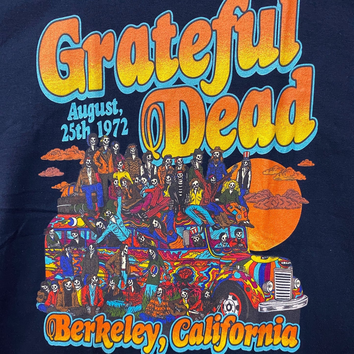Grateful Dead Berkley California Concert T-Shirt Medium