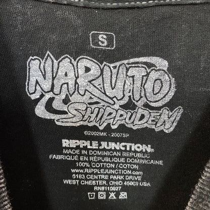 Naruto Shippuden Anime Naruto Uzumaki Acid-Washed T-Shirt Small