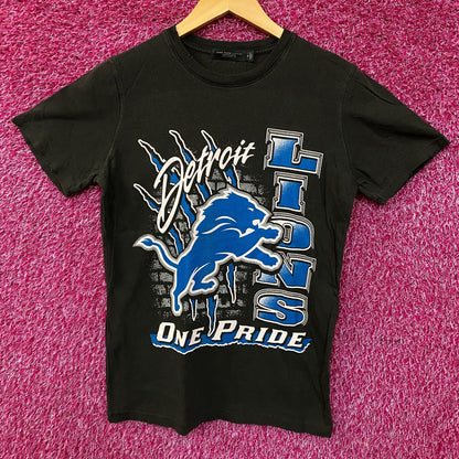 Junk Food Clothing Detroit Lions "One Pride" Vintage-Style T-Shirt XS