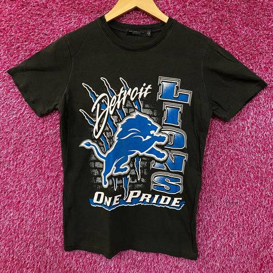 Junk Food Clothing Detroit Lions "One Pride" Vintage-Style T-Shirt XS