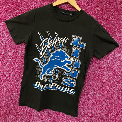 Junk Food Clothing Detroit Lions "One Pride" Vintage-Style T-Shirt XS