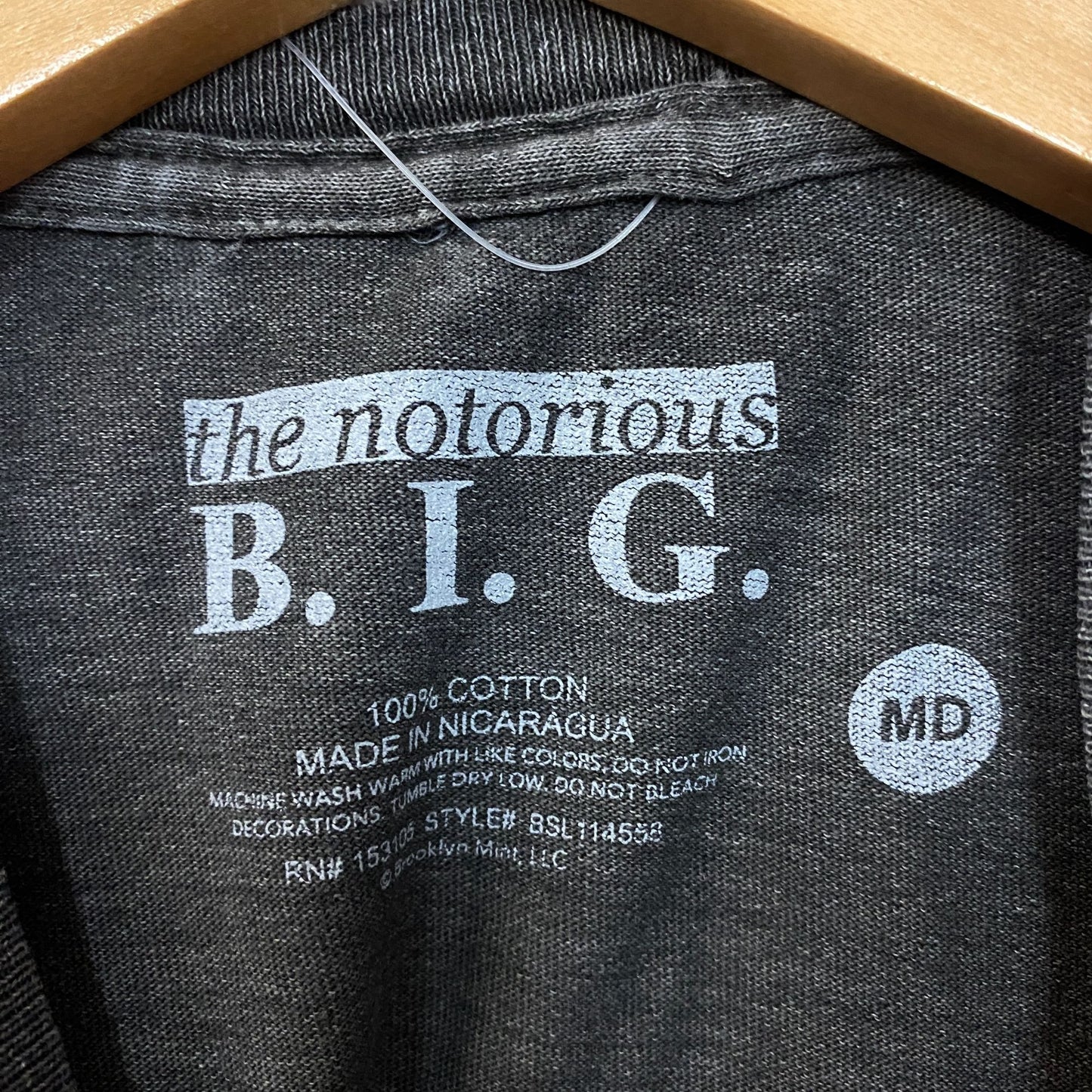 The Notorious B.I.G. Biggie Smalls Life After Death Tour Sleeveless Crop Tee Medium
