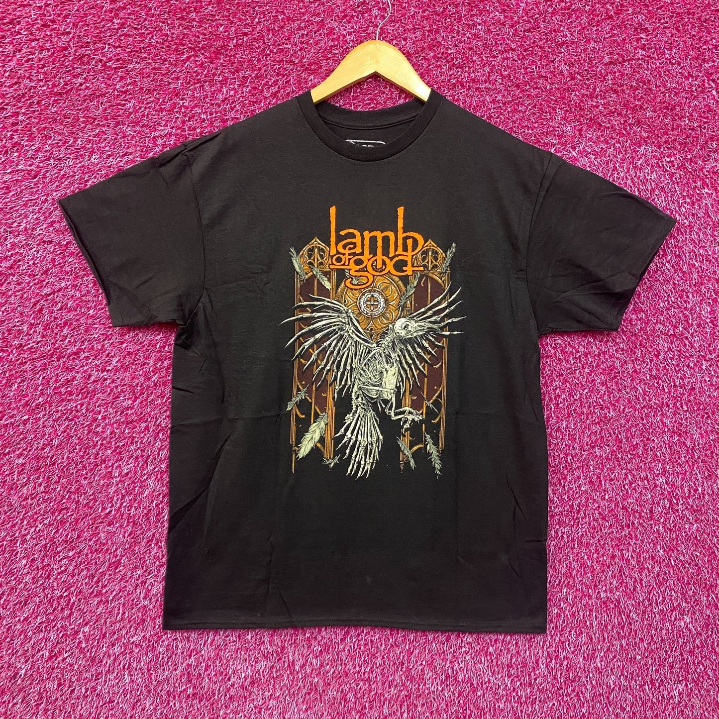 Lamb Of God Crow Black T-Shirt Large