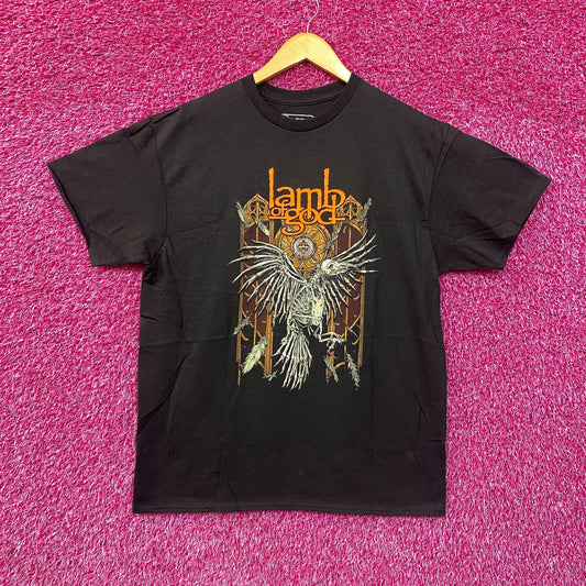 Lamb Of God Crow Black T-Shirt Large