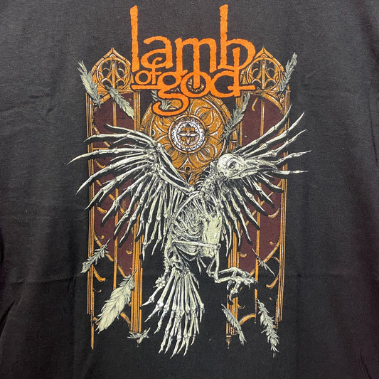 Lamb Of God Crow Black T-Shirt Large
